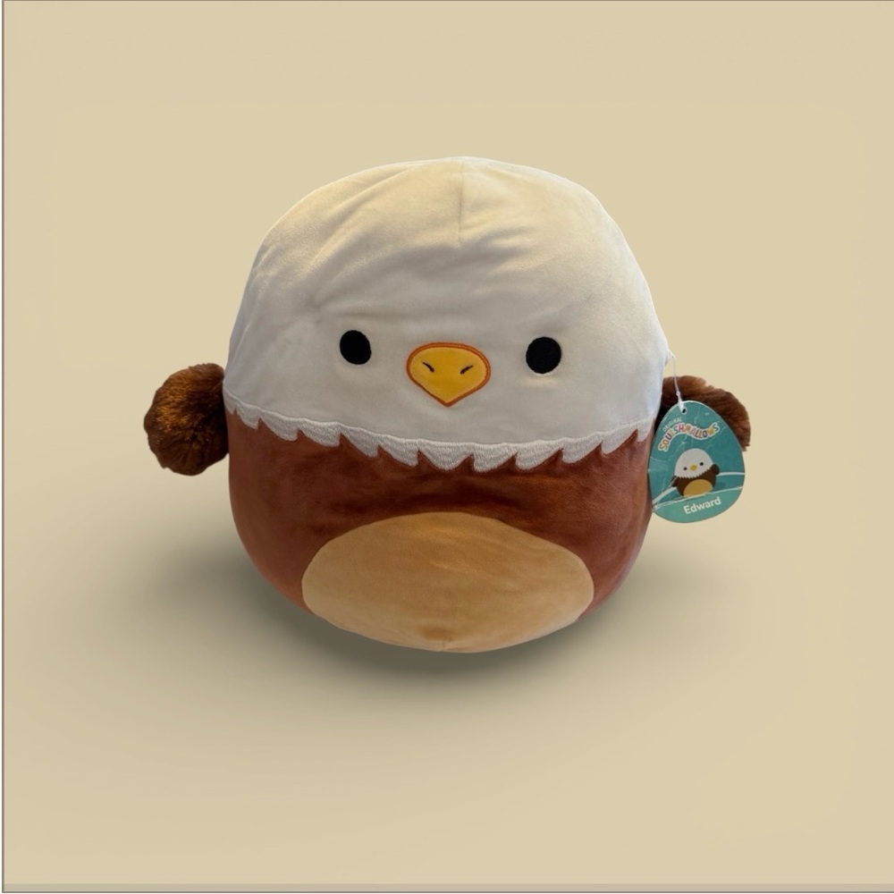 Squishmallows Edward the Eagle 8” Plush Stuffed Animal Collectible with Tag